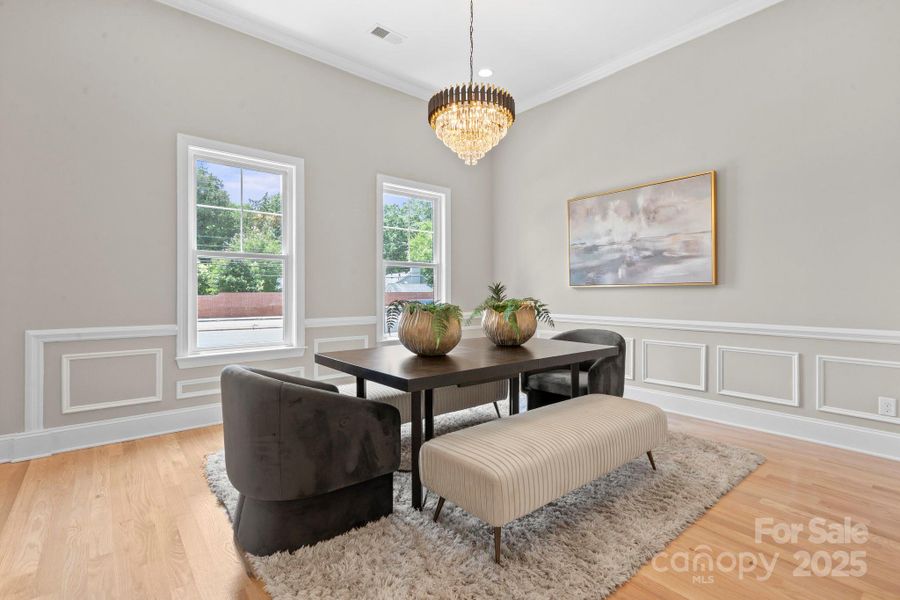 Furnished interior view inside a new home in , Charlotte (Image 30). Furnished interior view inside a new home in , Charlotte (Image 30).