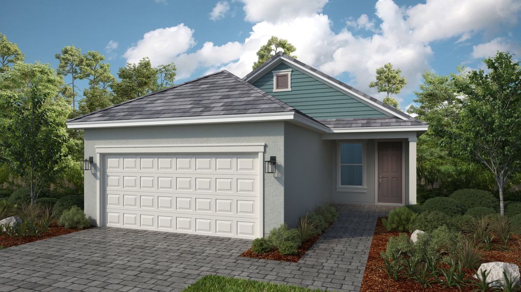 Representative exterior photo of a completed home built from the Alta by Taylor Morrison in Esplanade at Solaeris, Port St. Lucie, FL (Image 19). Representative exterior photo of a completed home built from the Alta by Taylor Morrison in Esplanade at Solaeris, Port St. Lucie, FL (Image 19).