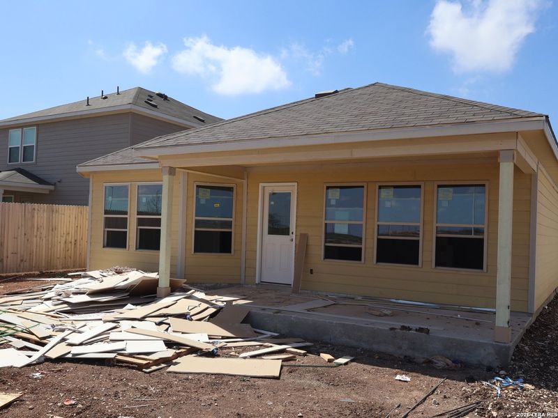 In-progress construction of a new home in Meadows at Clear Springs, New Braunfels, TX (Image 19).