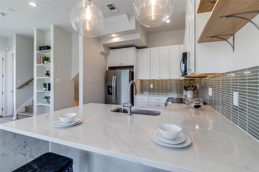 Furnished interior view inside a new home in , Dallas (Image 7). Furnished interior view inside a new home in , Dallas (Image 7).