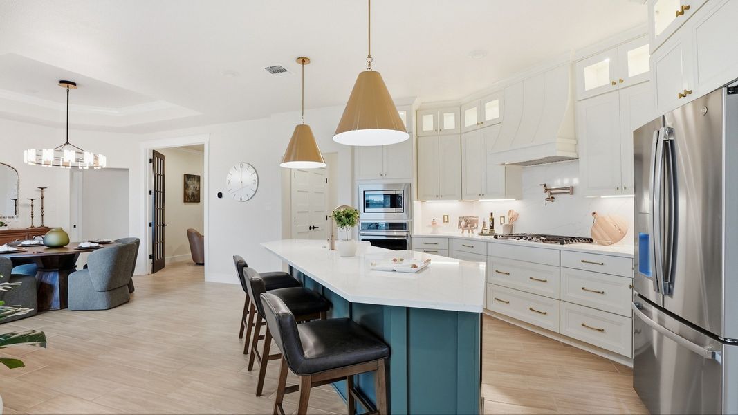 Furnished interior view inside a new home in Lakeside at Millican Reserve, College Station (Image 42).