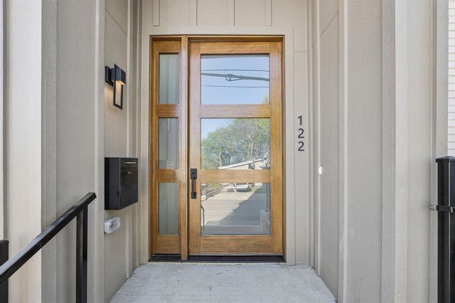 Entrance to property Entrance to property