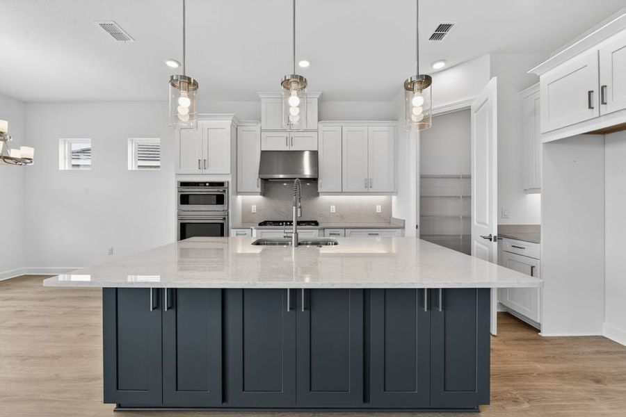 Representative furnished interior of a home built from the Sereno by Taylor Morrison in Esplanade by the Islands, Naples (Image 4).
