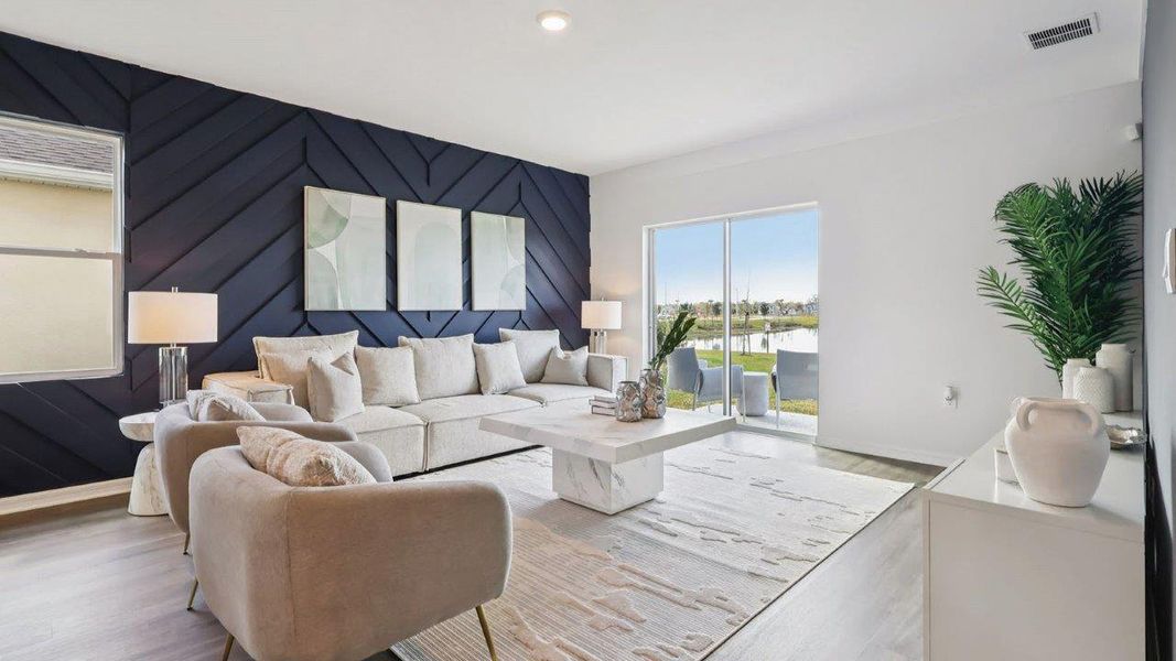 Furnished interior view inside a new home in Millstone, Lakeland (Image 5). Furnished interior view inside a new home in Millstone, Lakeland (Image 5).