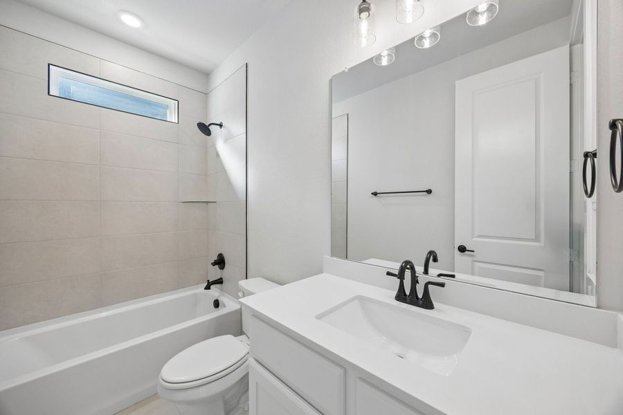 Furnished interior view inside a new home in Painted Tree Woodland West, McKinney (Image 13).