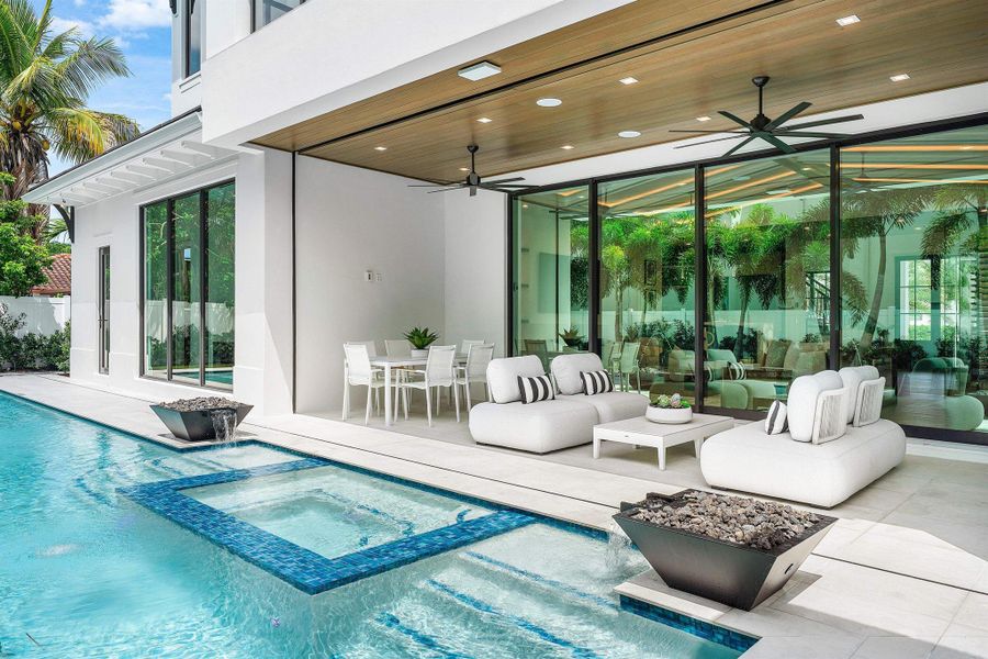 Exterior details and patio area of a home in , Boca Raton (Image 48).