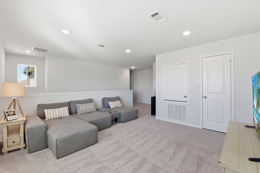 Furnished interior view inside a new home in Haven at Kieth Harrow, Katy (Image 19).