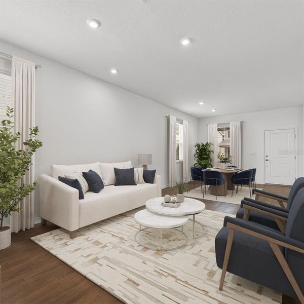 Furnished interior view inside a new home in Spring Walk at the Junction, Debary (Image 21).