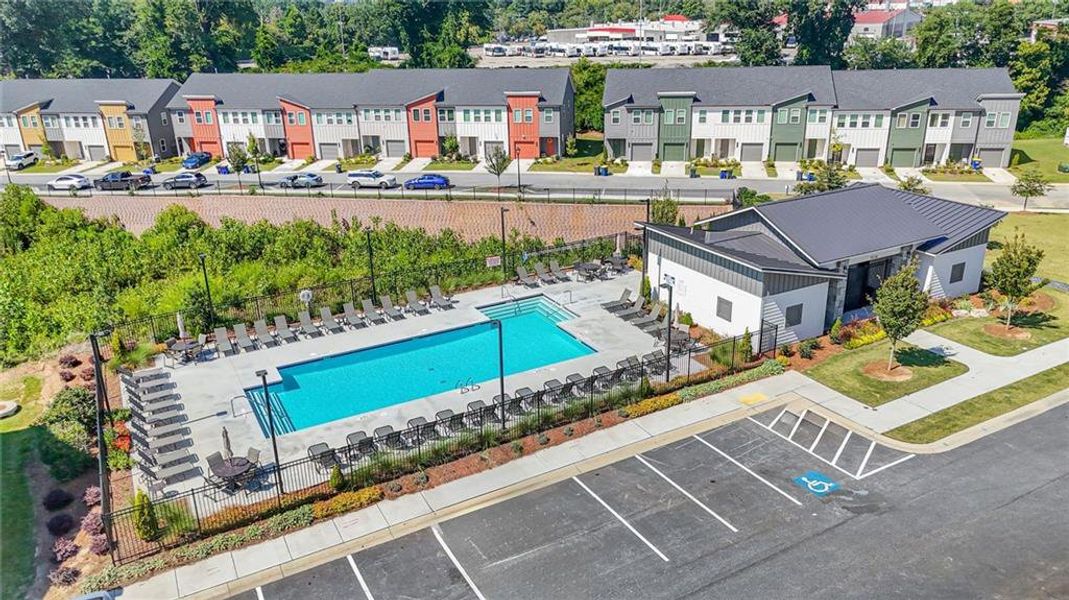 Front exterior of a new home in , Atlanta, GA, highlighting curb appeal (Image 2).