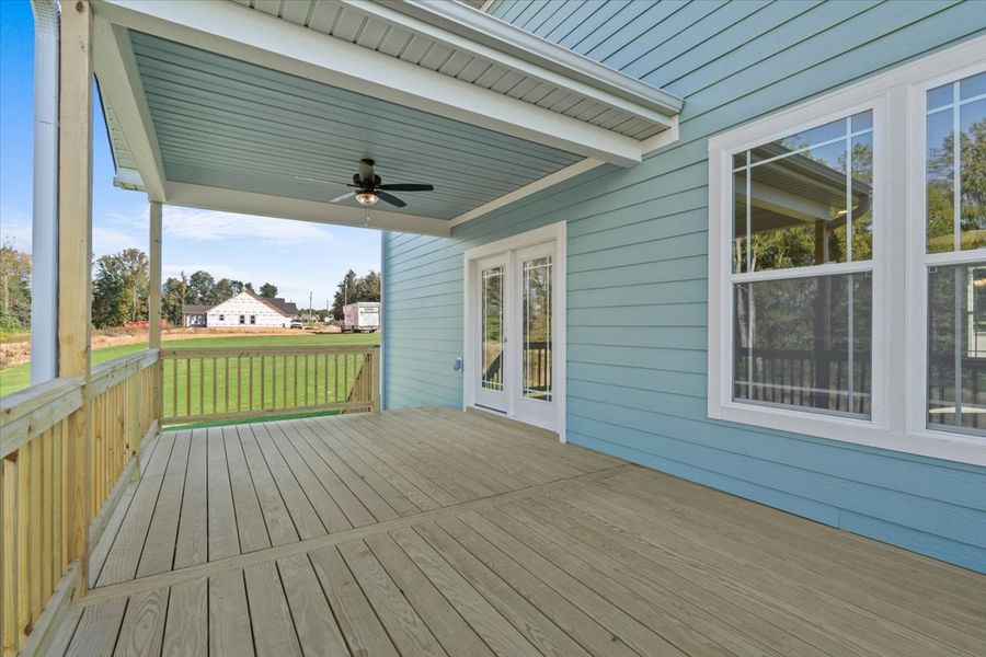 Representative exterior details of a home built from the Enory by Enchanted Homes in Guadalupe Heights, Seguin (Image 24).