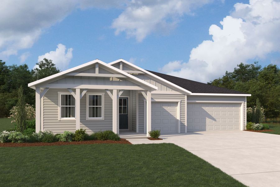 Representative exterior photo of a completed home built from the Hawkin by Mattamy Homes in RiverTown, St. Johns, FL (Image 15).