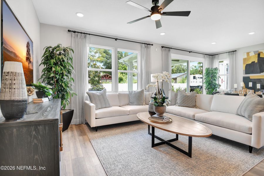 Furnished interior view inside a new home in , Jacksonville (Image 7).