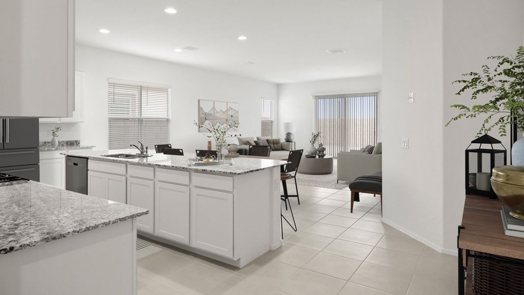 Furnished interior view inside a new home in Upper Canyon, Phoenix (Image 4). Furnished interior view inside a new home in Upper Canyon, Phoenix (Image 4).