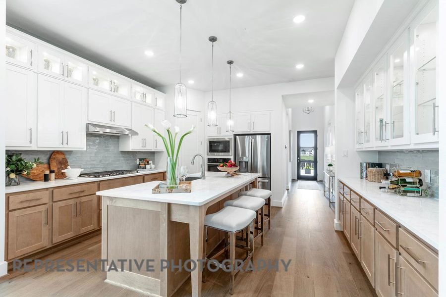 Furnished interior view inside a new home in , Lago Vista (Image 12).