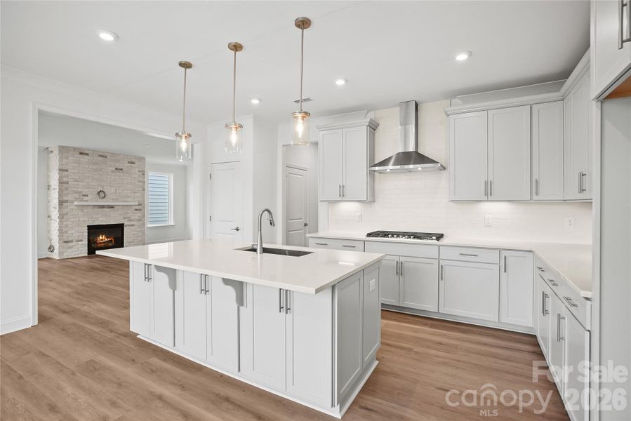 Furnished interior view inside a new home in Parkside Crossing, Charlotte (Image 7).