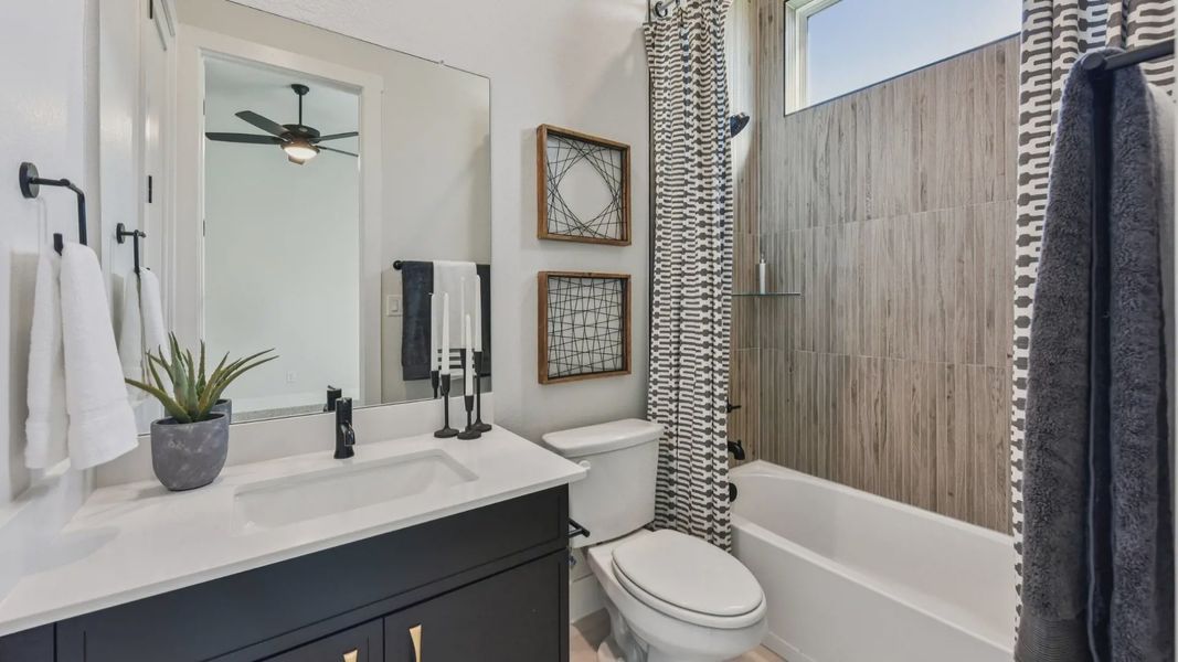 Representative furnished interior of a home built from the Garet by Chesmar Homes in Feathergrass, Florence (Image 30).