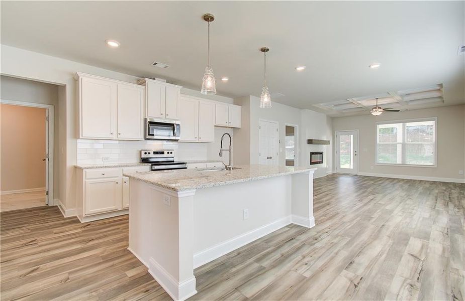 Furnished interior view inside a new home in Kentmere, Auburn (Image 7).