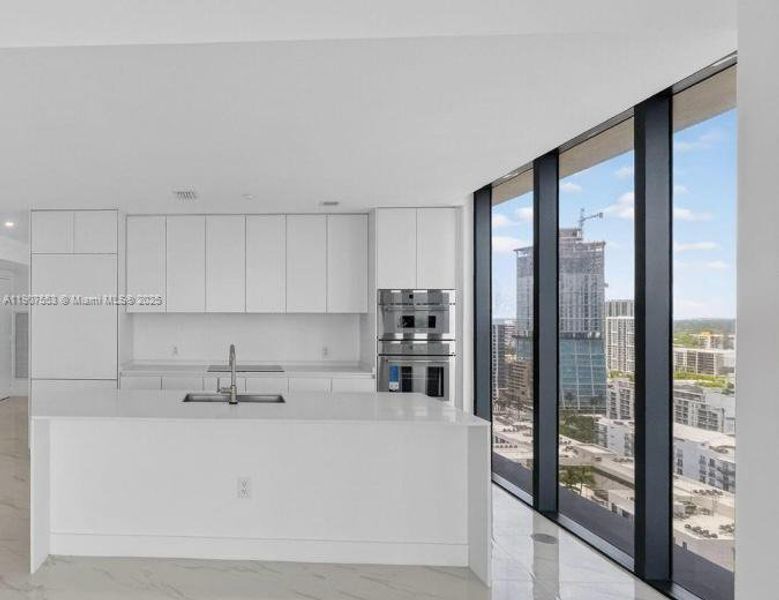 Furnished interior view inside a new home in , Miami (Image 8).