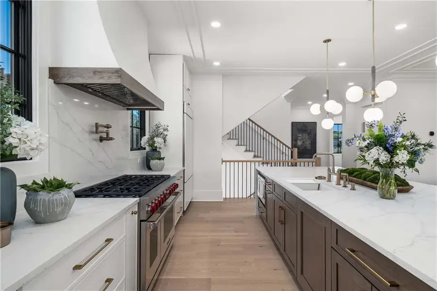 Furnished interior view inside a new home in Echo at Crabapple, Milton (Image 7).