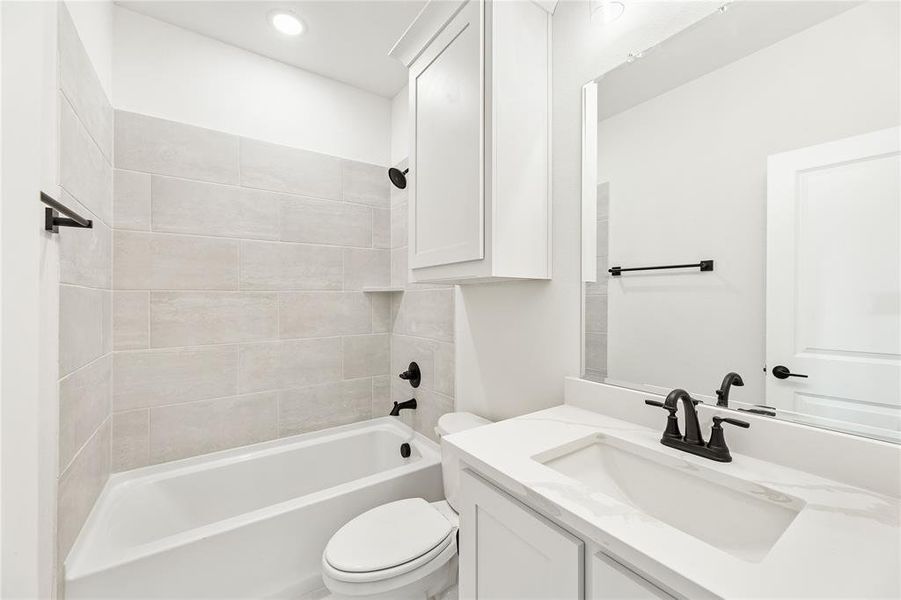 Furnished interior view inside a new home in West Crossing, Anna (Image 16). Furnished interior view inside a new home in West Crossing, Anna (Image 16).