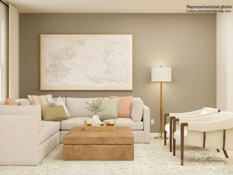 Furnished interior view inside a new home in Village of Waxhaw, Waxhaw (Image 6).