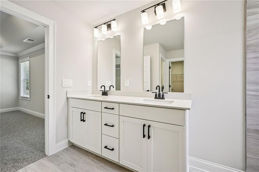 Furnished interior view inside a new home in Vines at Mill Creek - Legacy Series, Braselton (Image 7).