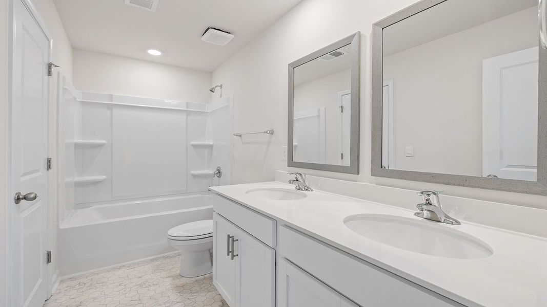 Furnished interior view inside a new home in Waverly Station, Greenwood (Image 10).