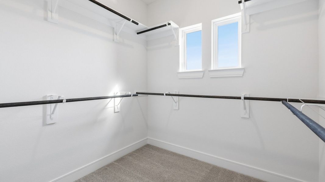 Representative furnished interior of a home built from the Paloma by Brightland Homes in Bridgeland Central, Cypress (Image 18).