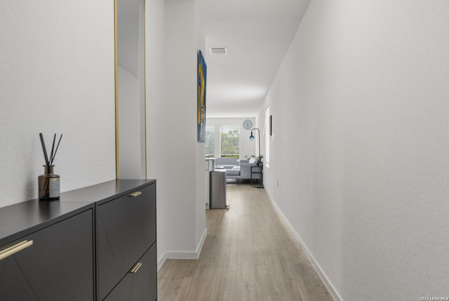 Furnished interior view inside a new home in Brookmill, San Antonio (Image 28).