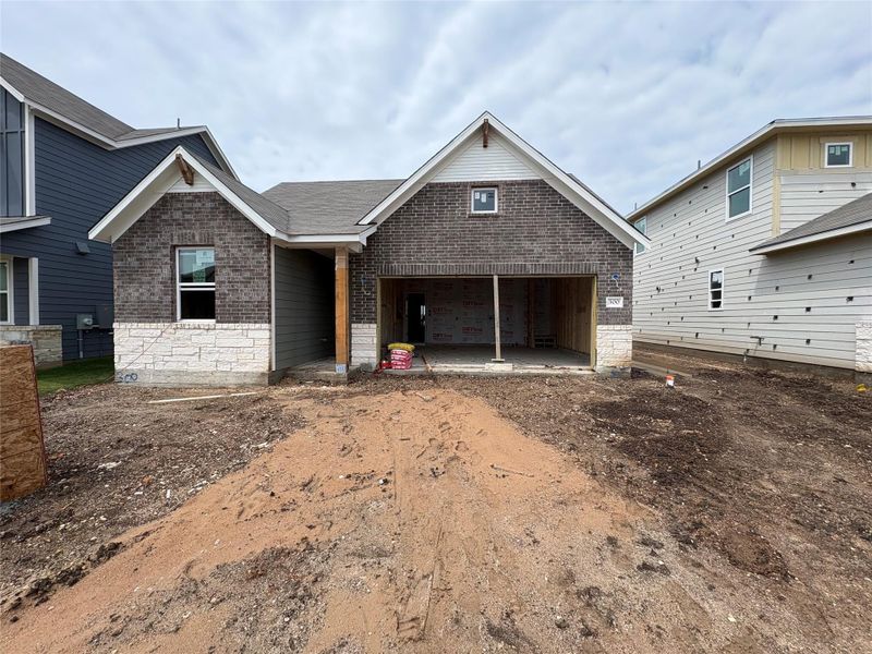 In-progress construction of a new home in Rolling Glen, Hutto, TX (Image 4).