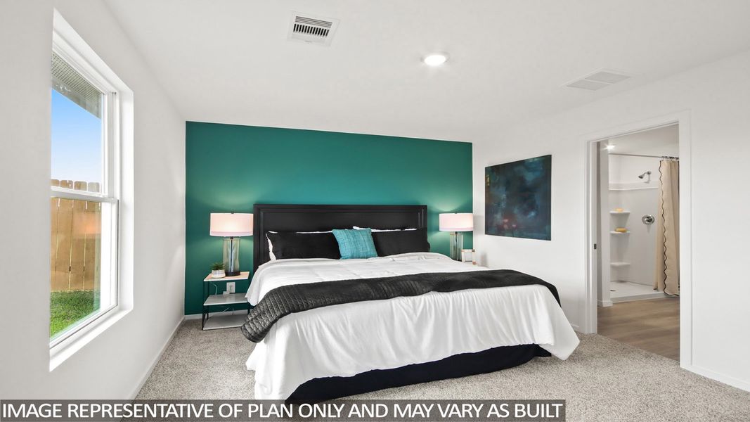 Furnished interior view inside a new home in Lake Conroe Cove, Willis (Image 11).