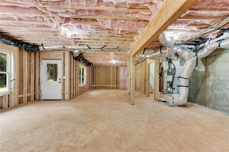 In-progress construction of a new home in , Ellenwood, GA (Image 42).