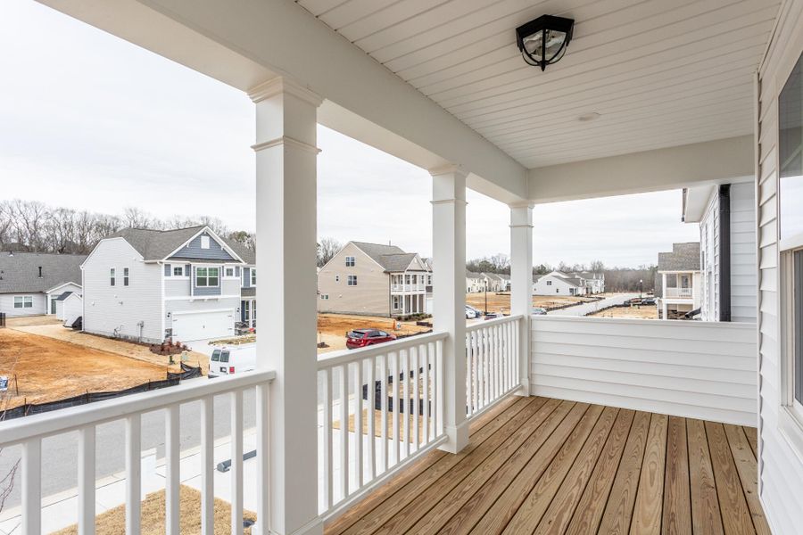 Exterior details and patio area of a home in Ford Meadows, Garner (Image 3).