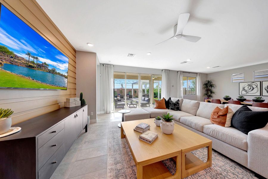 Representative furnished interior of a home built from the Slate by Mattamy Homes in Miravida, Surprise (Image 31).