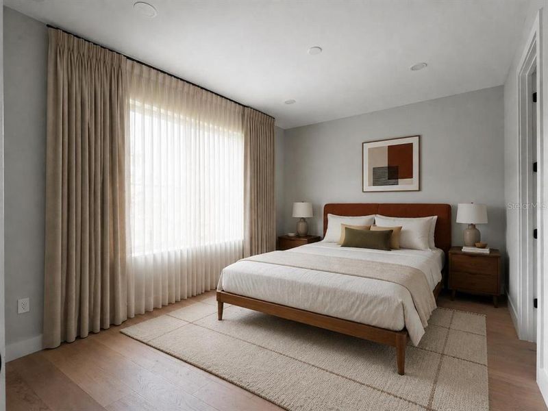 Furnished interior view inside a new home in , Orlando (Image 25).
