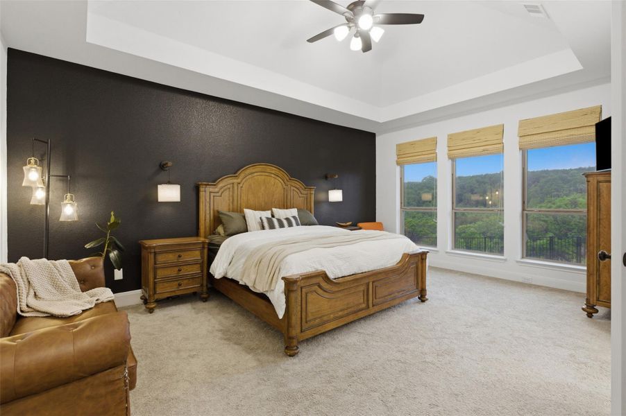 Furnished interior view inside a new home in Wolf Ranch, Georgetown (Image 15).