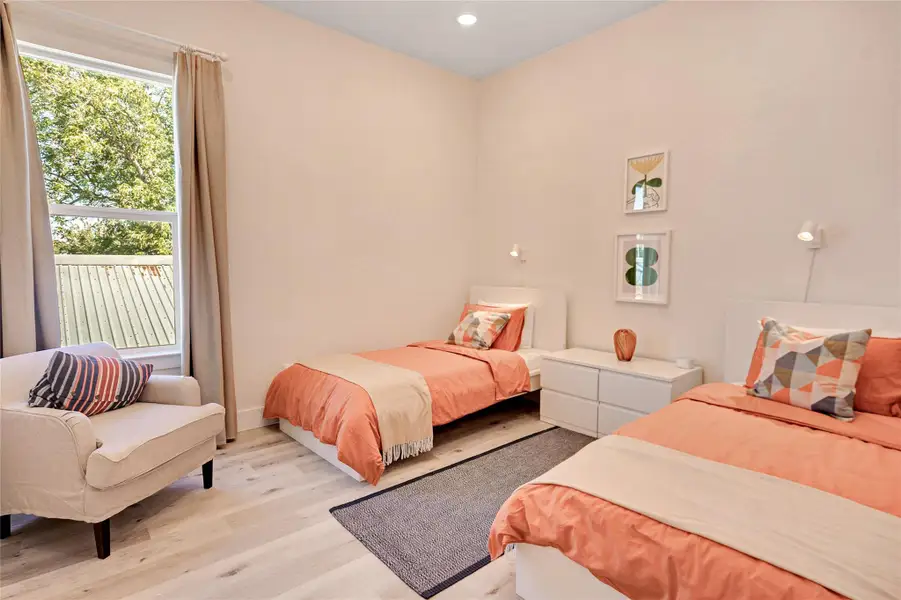 Furnished interior view inside a new home in , Houston (Image 32).