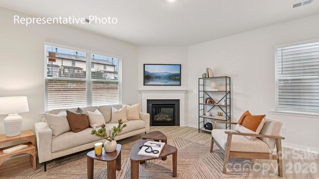 Furnished interior view inside a new home in Zion Springs, Hickory (Image 10).