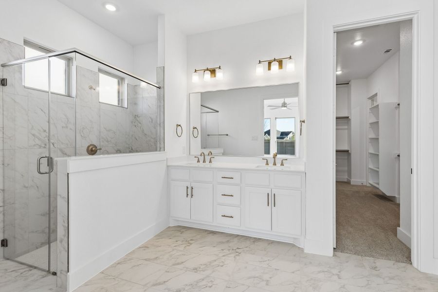 Furnished interior view inside a new home in Painted Tree Lakeside, McKinney (Image 11).