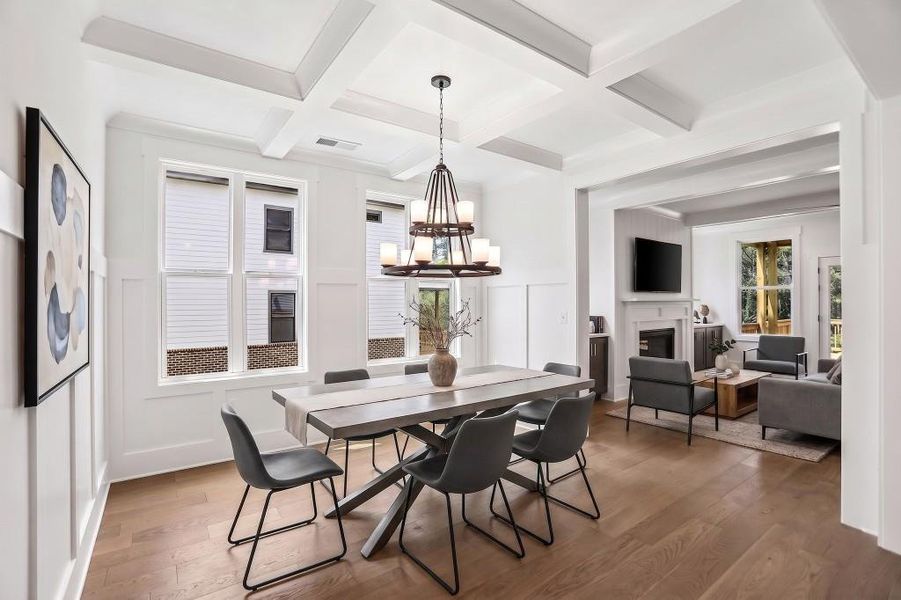 Furnished interior view inside a new home in , Marietta (Image 8).