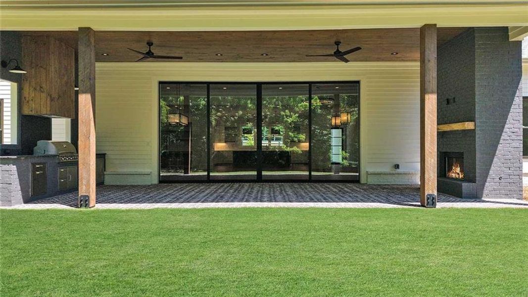 Exterior details and patio area of a home in , Woodstock (Image 3).