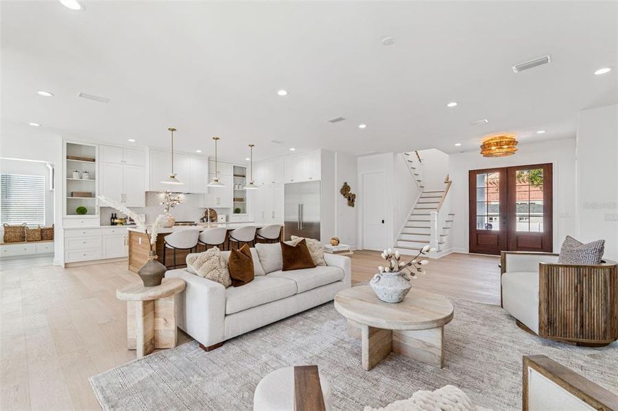 Furnished interior view inside a new home in , Tampa (Image 6).