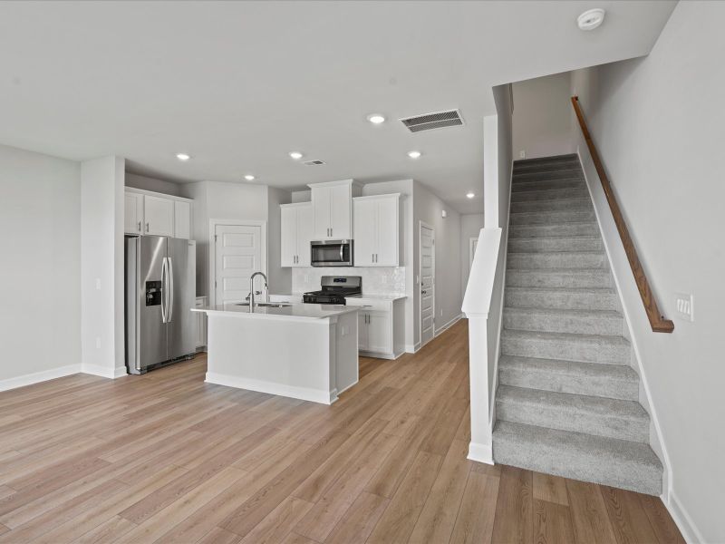 Furnished interior view inside a new home in Valentine Townes, Greer (Image 3).