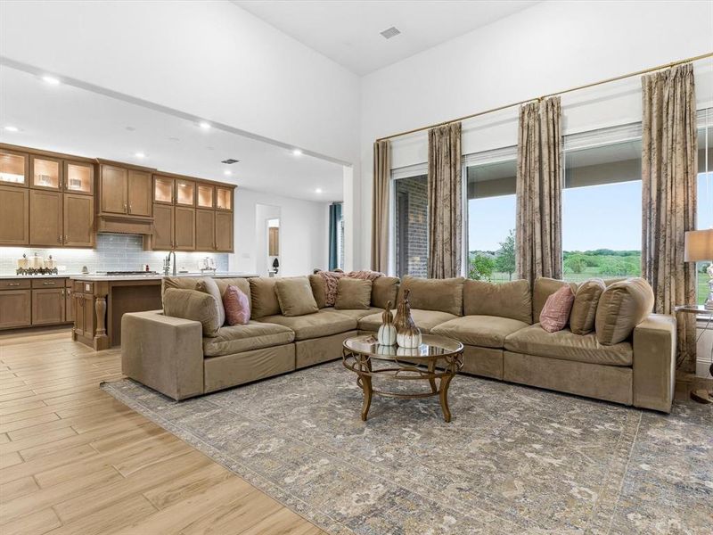 Furnished interior view inside a new home in Gean Estates, Keller (Image 9).
