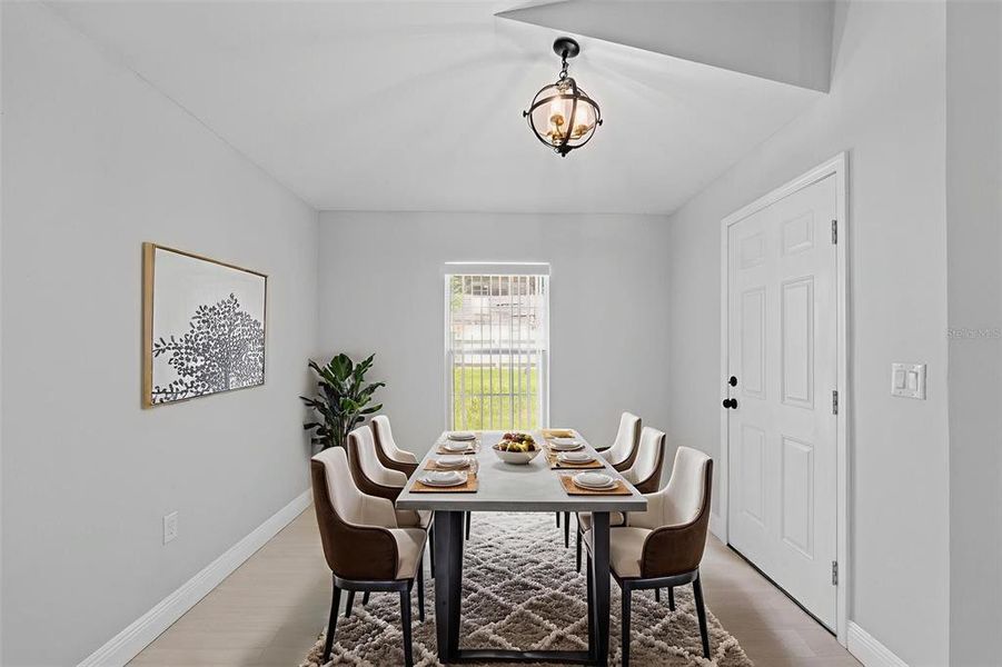 Furnished interior view inside a new home in , Winter Haven (Image 17). Furnished interior view inside a new home in , Winter Haven (Image 17).