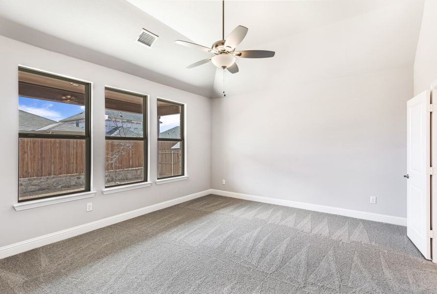 Representative unfurnished interior of a home built from the Trinity by UnionMain Homes in Elevon, Lavon (Image 27). Representative unfurnished interior of a home built from the Trinity by UnionMain Homes in Elevon, Lavon (Image 27).