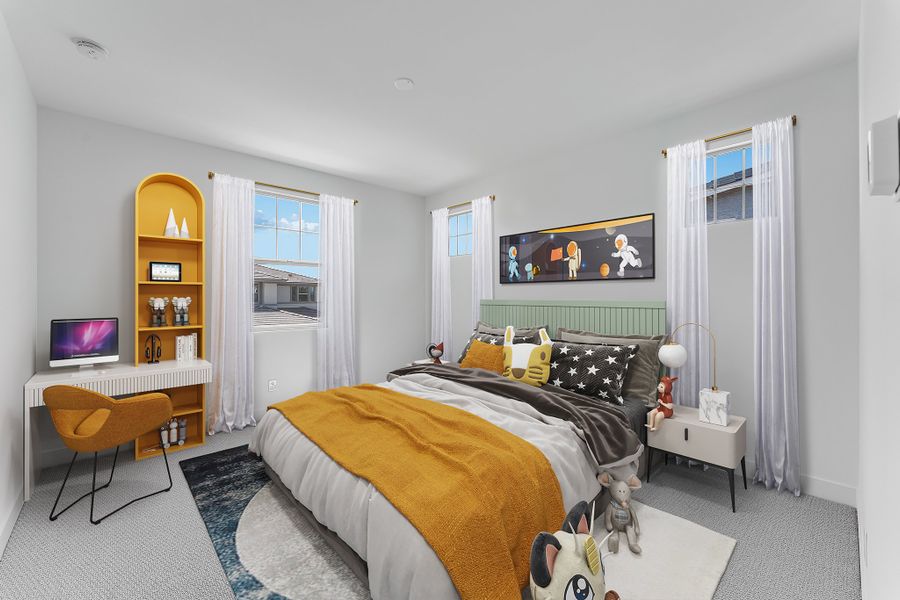 Representative furnished interior of a home built from the Denali by Taylor Morrison in Ellsworth Ranch Voyage Collection, Queen Creek (Image 10).