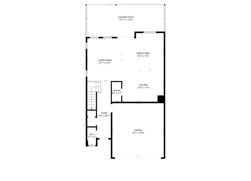 2D floor plan layout of this home in Spring Valley Creek, Houston, TX (Image 24).