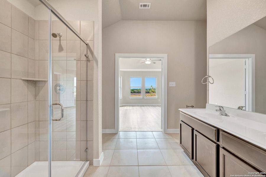 Furnished interior view inside a new home in Mesquite Ridge, San Antonio (Image 7).