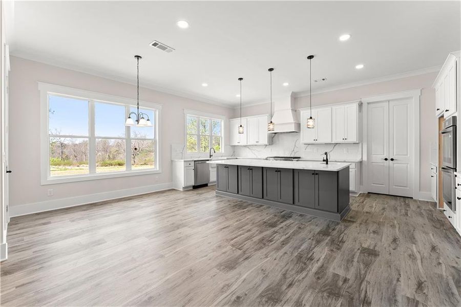 Furnished interior view inside a new home in , Dawsonville (Image 16).
